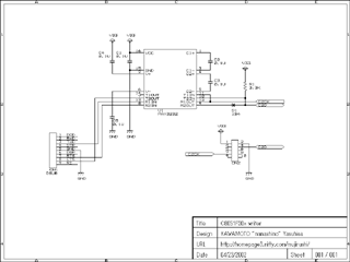 C8051F300x簡易ライタ回路図(04/23/2002版)